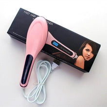  Paddle Brush Hair Straightener with precision heat settings and negative ion technology.