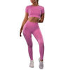 Seamless Yoga Sport Fitness Women Leggings and Short Sleeve TopsEnhance your yoga experience with our Seamless Yoga Sport Fitness Women Leggings and Short Sleeve Tops! Made of seamless fabric, our sportswear provides maximum comfYoga SetsPlush Fashions ShopPlush Fashion ShopSeamless Yoga Sport Fitness Women Leggings