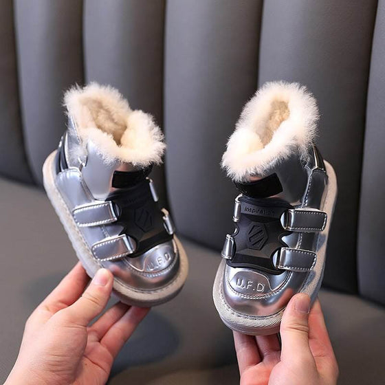 Wool Warmth Children's Mirror Waterproof Snow BootsGet ready for the winter with our Winter Children's Mirror Waterproof Snow Boots! Made with high-quality mirror super fiber rubber, these boots are not only stylish Infant bootsPlush Fashions ShopPlush Fashion ShopMirror Waterproof Snow Boots