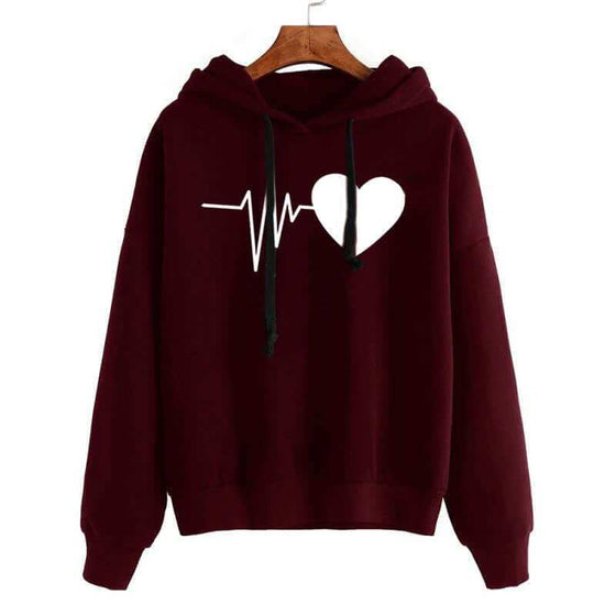 Heart Print Streetwear Hoodies Women Sweatshirt Spring Autumn Long SleExperience comfort and style with our Heart Print Streetwear Hoodies for women! The unique design is sure to turn heads, while the good quality material provides ultSweatshirtPlush Fashions ShopPlush Fashion ShopHeart Print Streetwear Hoodies Women Sweatshirt Spring Autumn Long Sleeve Hoodie Clothes