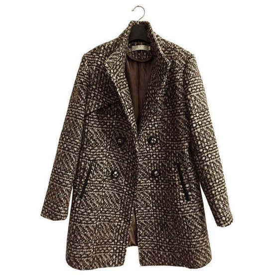 Fashion Thick Plaid woolen coat women's clothingElevate your style with our Fashion Thick Plaid woolen coat for women! Made from high-quality material, this coat is not only fashionable but also provides warmth anWomens coatsPlush Fashions ShopPlush Fashion ShopFashion Thick Plaid woolen coat women'