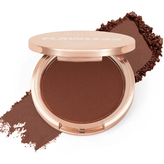 PHOFAY Matte Setting Pressed Powder, 8g for flawless matte finish.