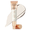 PHOFAY Full Coverage Foundation tube with swatch showing lightweight, oil-controlling formula for a flawless look.