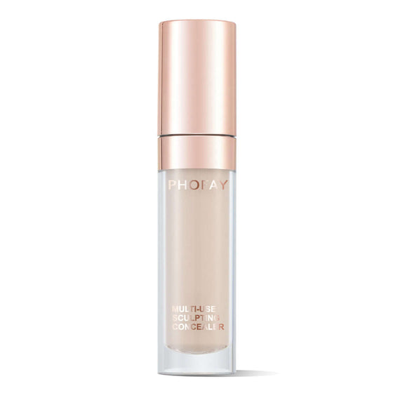 PHOFAY Super Coverage Concealer bottle with gold cap for flawless coverage.