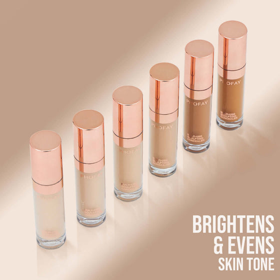 PHOFAY Super Coverage Concealer lineup for flawless full-coverage.