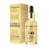 24K Golden Face Moisturizing Cream bottle with packaging, luxury skincare product.