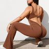 Slim Fit Hip Raise Backless Exercise Yoga ClothesElevate your workout game with our Slim Fit Hip Raise Jumpsuit! Made with comfortable, breathable polyester fabric, this jumpsuit features a backless design and tighYoga ClothingPlush Fashions ShopPlush Fashion ShopSlim Fit Hip Raise Backless Exercise Yoga Clothes