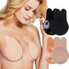 Silicone adhesive push-up bra with reusable breast lift tape.