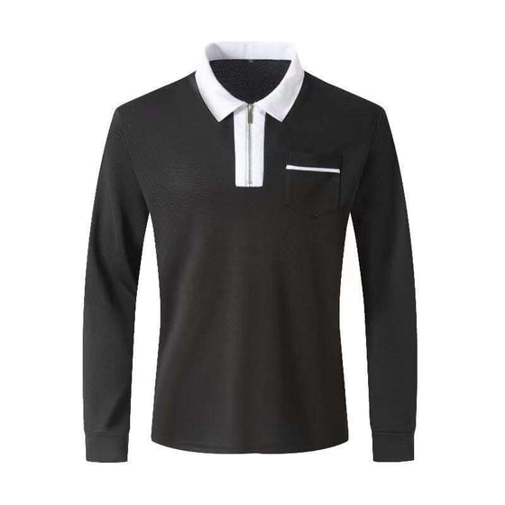 Men's Zip Up Casual Cotton Sports Shirts with Collar - 2024 Long SleevExperience style and comfort with our 2024 Autumn Mens Long Sleeve Zipper Polo Shirts! Unique design with zippered decorations, made from good quality cotton blend fShirtPlush Fashions ShopPlush Fashion ShopCasual Cotton Sports Shirts