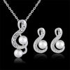 Elegant Danby Jewelry set with pearls and crystal accents.