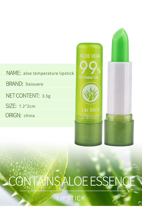 Student Lipstick Moisturizing Color Changing Lipstick with Aloe Vera Essence