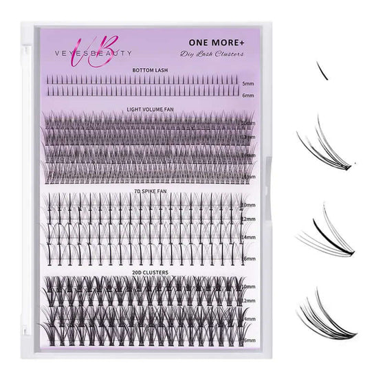 Veyesbeauty 7D 20D Cluster Lashes for Eyelashes Makeup Kit