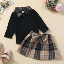  New Children's Long-sleeved Shirt Plaid Skirt SuitTransform your little one's wardrobe with our Ins New Children's Clothing Long-sleeved Shirt Plaid Skirt Suit! Featuring a stylish plaid pattern, this suit exudes a 0Plush Fashions ShopPlush Fashion ShopChildren'