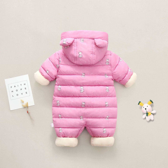 Boys' And Girls' Padded And Thickened Thermal OnesieStay warm and stylish with our Boys' and Girls' Padded and Thickened Thermal Onesie. Made of high-quality polyester, this onesie is perfect for cold days. The fashioInfant coatPlush Fashions ShopPlush Fashion ShopThickened Thermal Onesie