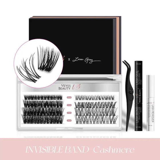 Veyesbeauty Clusters ONE MORE+ DIY Lash set with 7D 20D cluster lashes and bottom lash option for customizable eye makeup.