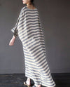 Cotton And Linen Stripes Loose Plus Long DressWrap yourself in effortless style with our Cotton And Linen Stripes Loose Plus Long Dress! Made with high-quality cotton and linen, this dress offers a loose and comDressPlush Fashions ShopPlush Fashion ShopLinen Stripes Loose