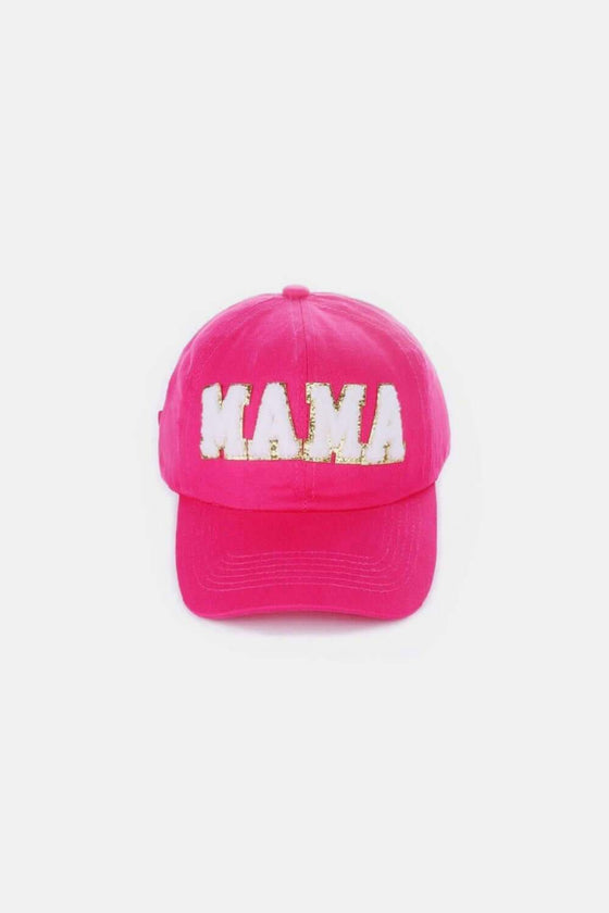 MAMA Chenille Patch Baseball CapElevate your style with the MAMA Chenille Patch Baseball Cap! The high-quality washed cotton material provides comfort and durability. With trendy city-themed embroiHatsPlush Fashion ShopPlush Fashion ShopMAMA Chenille Patch Baseball Cap