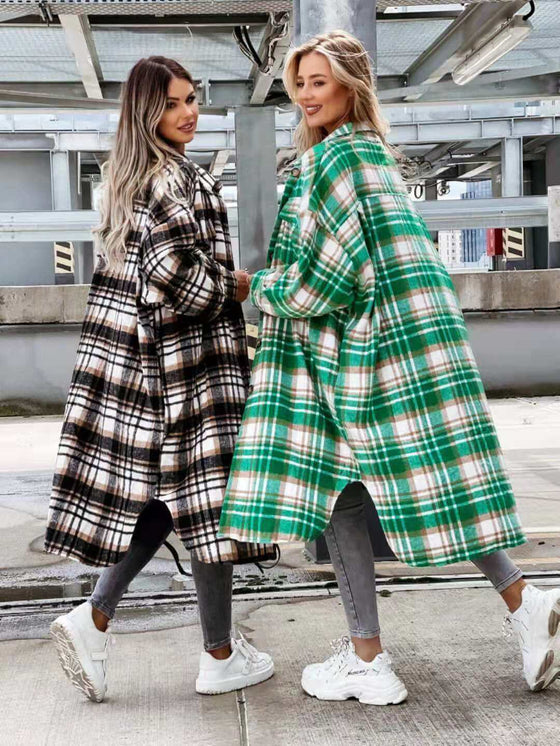 New Style Lengthened Plaid Shirt Women's ClothingExperience style and comfort with our New Style Lengthened Plaid Shirt! Made from 30%-50% cotton, this shirt features a classic check pattern and long sleeves for a ShirtPlush Fashions ShopPlush Fashion ShopStyle Lengthened Plaid Shirt Women'