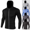 Zip Sport Long Sleeve Hoodie in various colors, featuring a stylish zip front and a comfortable fit for athletic activities.