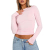 Women's Casual Long Sleeve T-shirtUpgrade your wardrobe with our Women's long-sleeve t-shirt! Made with comfortable cotton, this slim-fit piece boasts a regular sleeve and a versatile length (50cm toShirtPlush Fashions ShopPlush Fashion ShopCasual Long Sleeve