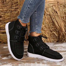  Lace-Up Round Toe Flat SneakersStep into comfort and style with these Lace-Up Round Toe Flat Sneakers. Made with high-quality elastomer and polyester, these imported flats provide a perfect fit foBootPlush Fashion ShopPlush Fashion ShopRound Toe Flat Sneakers