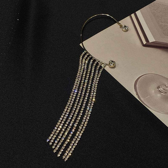 Fashionable And Simple Long Tassel EarringsEnhance your style with our Fashionable And Simple Long Tassel Earrings! Made with high-quality alloy and electroplated for a durable finish. Available in gold-plateEaringsPlush Fashions ShopPlush Fashion ShopSimple Long Tassel Earrings