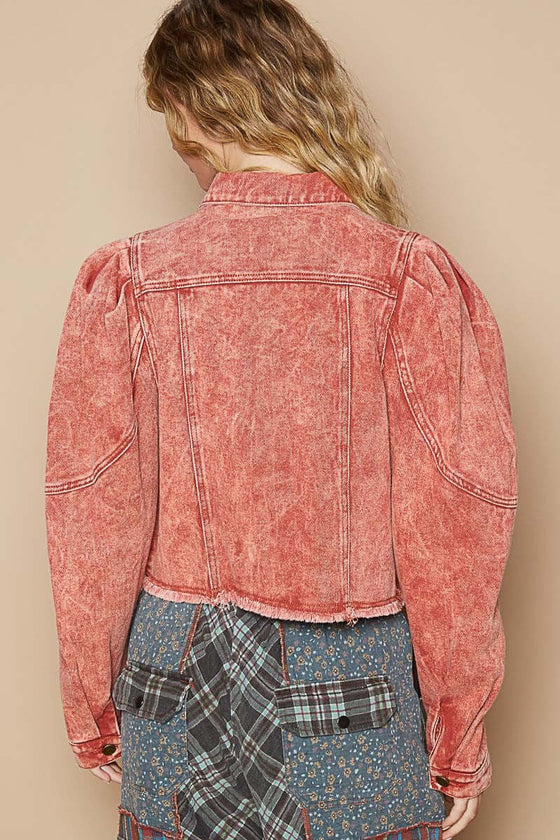 POL Raw Hem Button Up Cropped Denim JacketIntroducing the POL Raw Hem Button Up Cropped Denim Jacket! Elevate your style with this trendy and versatile piece. Featuring a raw hem and cropped length, this jacDenim JacketPlush Fashion ShopPlush Fashion ShopPOL Raw Hem Button