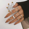 Women's Butterfly Pearl Ring 10-piece Metal Dripping Pearl RingWomen's Butterfly Pearl Ring 10-piece Metal Dripping Pearl Ring is a must-have for the fashion-forward woman. The 10-piece metal dripping pearl ring set is electroplRingPlush Fashions ShopPlush Fashion ShopWomen'