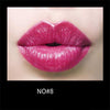 Vibrant pink lips wearing Plush Fashions Gentle Moisturizing Lipstick, shade #8.