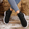 Lace-Up Round Toe Flat SneakersStep into comfort and style with these Lace-Up Round Toe Flat Sneakers. Made with high-quality elastomer and polyester, these imported flats provide a perfect fit foBootPlush Fashion ShopPlush Fashion ShopRound Toe Flat Sneakers