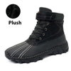 Winter Fleece Lace-up Snow Boots For Men & Women Waterproof And Anti-sStay warm and stylish in our unique lace-up snow boots! Made with high-quality microfiber and Oxford cloth, these boots are not only comfortable but also waterproof BootsPlush Fashion ShopPlush Fashion ShopMen Women Waterproof