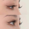 7D 20D cluster lashes enhancing eye makeup with customizable, fuller look.