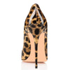 Womens leopard high heels with pointed toe and stiletto heel.