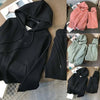 Women's Solid Color Thickened Hooded Draw String Jogger Pants SetStay warm and stylish with our Women's Solid Color Hooded Jogger Pants Set. These thickened joggers feature a drawstring for a perfect fit, while the cozy hood keepsSweatsuitsPlush Fashions ShopPlush Fashion ShopSolid Color Thickened Hooded Draw String Jogger Pants Set