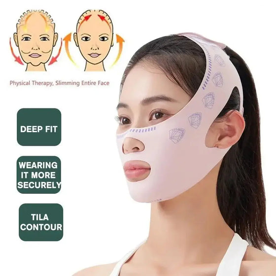 Women's Chin Cheek Slimming Bandage V Shaper V Line Lifting MaskEnhance your facial features and achieve a leaned and defined V-shaped face with the Women's Chin Cheek Slimming Bandage. This pink bandage gently lifts both chin anBeauty & HealthPlush Fashions ShopPlush Fashion ShopChin Cheek Slimming Bandage