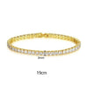 Fashion Simple Tennis Bracelet for Women with Zircon Inlay
