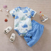 Children's Baby Overalls Two-piece SuitDress your little one in comfort and style with our Children's One-year-old Baby And Infant Overalls Clothes. This two-piece set features a soft cotton fabric for ulOverallsPlush Fashions ShopPlush Fashion ShopBaby Overalls