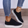 Lace-Up Suedette Flat Sneakers For WomenThese Lace-Up Suedette Flat Sneakers are the perfect combination of style and comfort. Made with elastomer and suede materials, they provide a snug and durable fit. Plush Fashion ShopPlush Fashion ShopSuedette Flat Sneakers