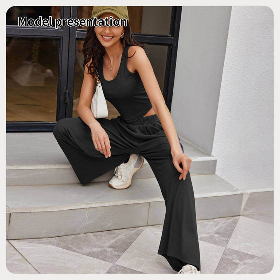 Women's Fashion Simple Solid Color SuitElevate your wardrobe with our Women's Fashion Simple Solid Color Suit! Made with a slim and sleek design, this suit comes in both classic black and warm coffee colo2 piece Pants setPlush Fashions ShopPlush Fashion ShopFashion Simple Solid Color Suit