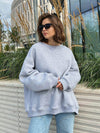 Women's Solid Color Loose SweaterStay cozy and stylish with our Solid Color Loose Sweater. Available in a variety of colors and sizes, the loose fit and conventional sleeves provide both comfort andsweatersPlush Fashions ShopPlush Fashion ShopSolid Color Loose Sweater European