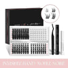 Veyesbeauty Clusters ONE MORE+ DIY Lash set with 7D 20D cluster eyelashes for customizable eye makeup.