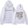 Faith Over Fear Men's And Women's Hoodies SweaterEmbrace your faith with our Faith Over Fear hoodies! Available in multiple colors and sizes, these hoodies feature a stylish letter pattern and top-stitched pockets.SweaterPlush Fashions ShopPlush Fashion ShopFear Men'