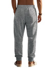 Men's slim fit sports trousers with zipper cuffs in cationic design.