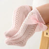 Baby Girls Long Bow SockWrap your little one's feet in soft cotton with our Baby Girls Long Bow Sock. These knee-highs feature a Spanish-inspired design with delicate lace detailing, perfecSocksPlush Fashions ShopPlush Fashion ShopBaby Girls Long Bow Sock