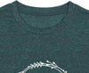 Women's His Grace Is Enough short sleeve casual tee shirt in green, featuring an inspirational design.